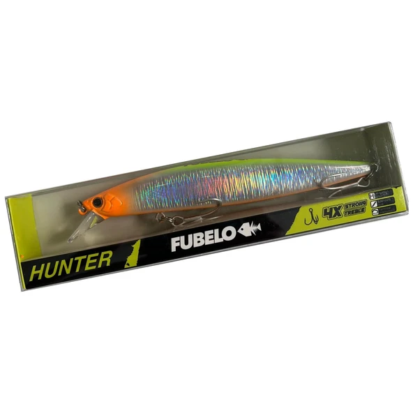 Fubelo Hunter 12cm 22gr Sinking Maket Balık  Portakal ürün görseli 1