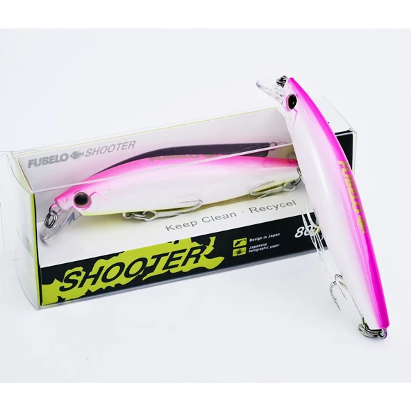 Fubelo Shooter 8cm 10gr Sinking Maket Balık  Şeker ürün görseli 1