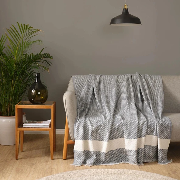 Karaca Home Wilma Antrasit Koltuk Örtüsü 170 x 210 Cm ürün görseli 1