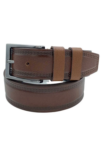 Kahverengi Hakiki Manda Derisi 4 cm.lik Spor Kemer (Tek Katmanlı Manda Derisi) - XD-411-28-ST ürün görseli 1