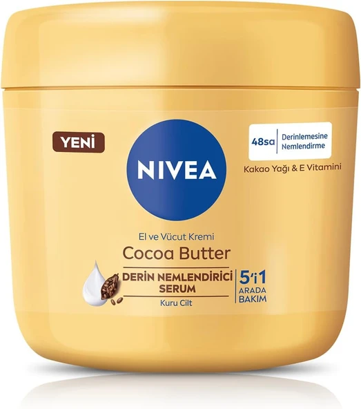 Nivea Nemlendirici El ve Vücut Bakım Kremi Cocoa Butter 400 ml ürün görseli 1