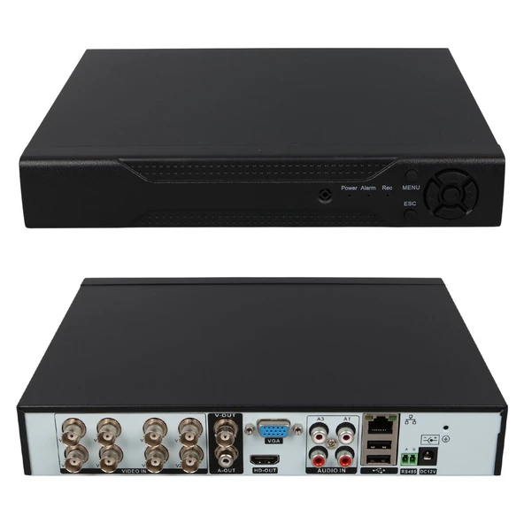 Powermaster PM-12181 AHD-ANALOG-TVI-CVI 1080N 5MP Destekli 8 Kanal Dvr-Xvr Kayıt Cihazı ürün görseli 1