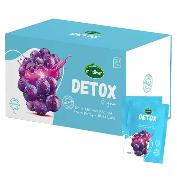 Mindivan Detox 15 Gün Çayı 30 Saşe- Özel Bitkisel Harman ürün görseli 1