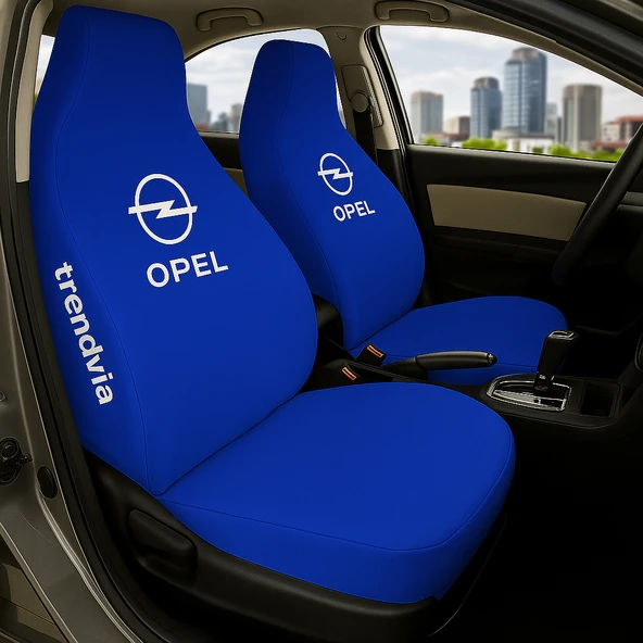 Opel Uyumlu Mavi Renk Ön ve Arka Servis Tipi Oto Koltuk Kılıfı Takımı ürün görseli 1