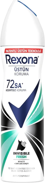 Rexona Kadın Sprey Deodorant Invisible Fresh Deep 150 ml ürün görseli 1