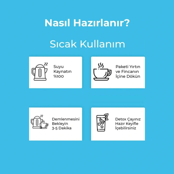 Mindivan Detox 15 Gün Çayı 30 Saşe- Özel Bitkisel Harman - Resim 2