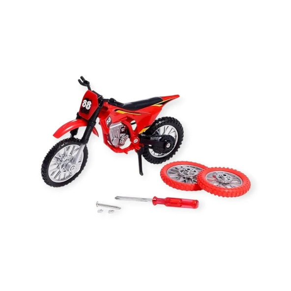 1:18 Ölçekli Model Motosiklet - DS928 - Kırmızı ürün görseli 1