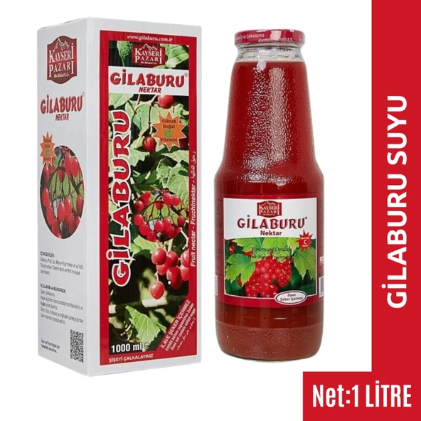 Gilaburu Suyu Şekersiz 1 Litre ürün görseli 1
