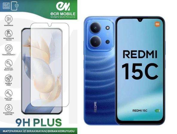 Redmi 15C ile Uyumlu Ekran Koruyucu MAT Parmak İzi Bırakmayan Esnek Nano Kırılmayan ürün görseli 1