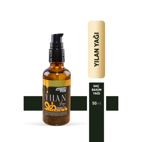 Softto Plus E Vitaminli Yılan Yağlı Saç Yağı 50 Ml - Güçlendirici Bakım ürün görseli 1