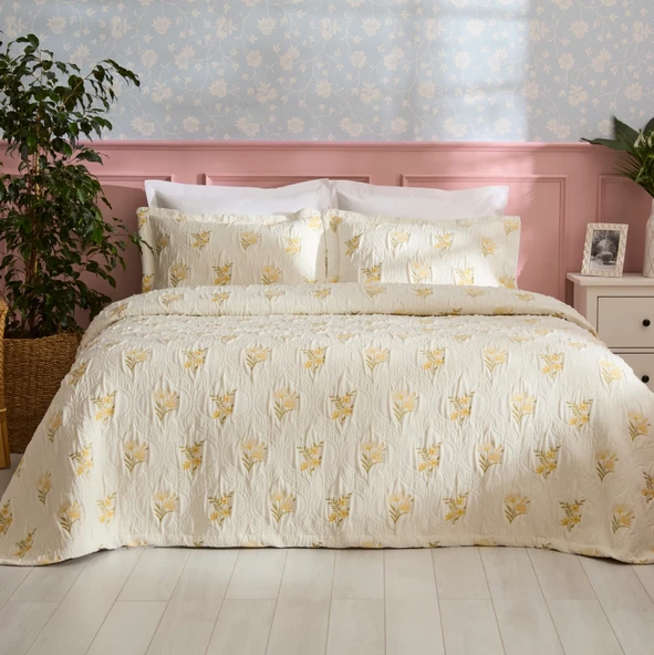 Karaca Home Melina Çift Kişilik Yatak Örtüsü Takımı Multicolor ürün görseli 1