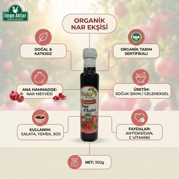 Organik Nar Ekşisi 350g - Resim 2