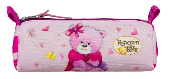 Popcorn The Bear Pembe Kalem Çantası - 2083 ürün görseli 1