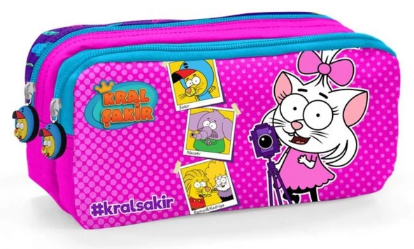 Kral Şakir Fotoğrafçı Canan Kız Çocuk Pembe Kalemlik ürün görseli 1