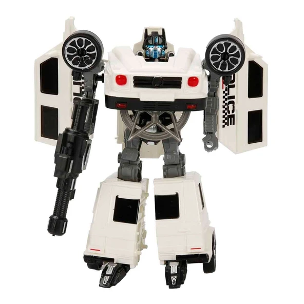 5039 SUN-YFN-ROBOT TRANSFORMER POLICE-G/FAST FLAME 2R 2A ürün görseli 1
