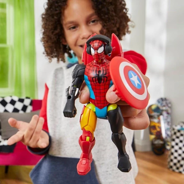 F9205 Spider-Man MixMashers Figür - Resim 3