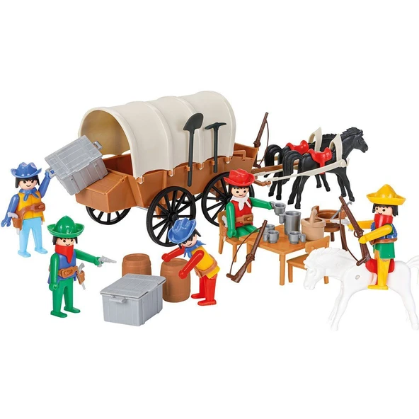 04 003 Mini Mekanik Seri 3 Kovboy Arabası -Pilsan Oyuncak ürün görseli 1