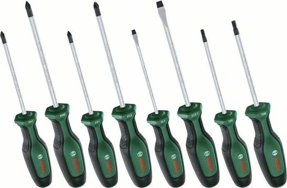 Bosch Home and Garden Tornavida Seti 8 Parça - 1600A02BX8 ürün görseli 1