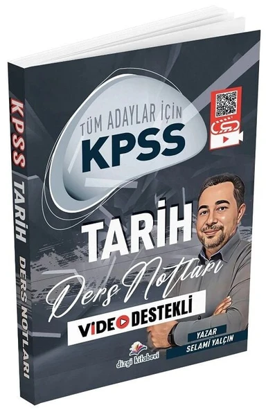 Dizgi Kitap 2026 KPSS Tarih Ders Notları - Selami Yalçın Dizgi Kitap Yayınları ürün görseli 1