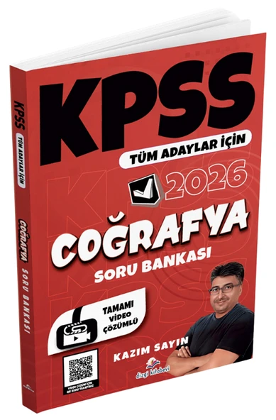 Dizgi Kitap 2026 KPSS Coğrafya Soru Bankası Çözümlü - Kazım Sayın Dizgi Kitap Yayınları ürün görseli 1