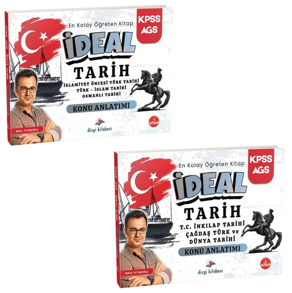 Dizgi Kitap 2026 KPSS MEB-AGS İdeal Tarih Konu Anlatımı Set - Birol Yetimoğlu Dizgi Kitap Yayınları ürün görseli 1