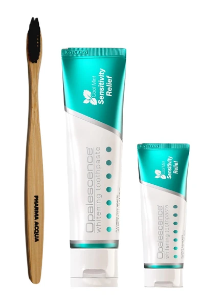 Opalescence Sensitivity Relief Hassas Dişler İçin Diş Macunu 133 Gr + 28 Gr + Pharma Acqua Bambu Yumuşak Diş Fırçası ürün görseli 1