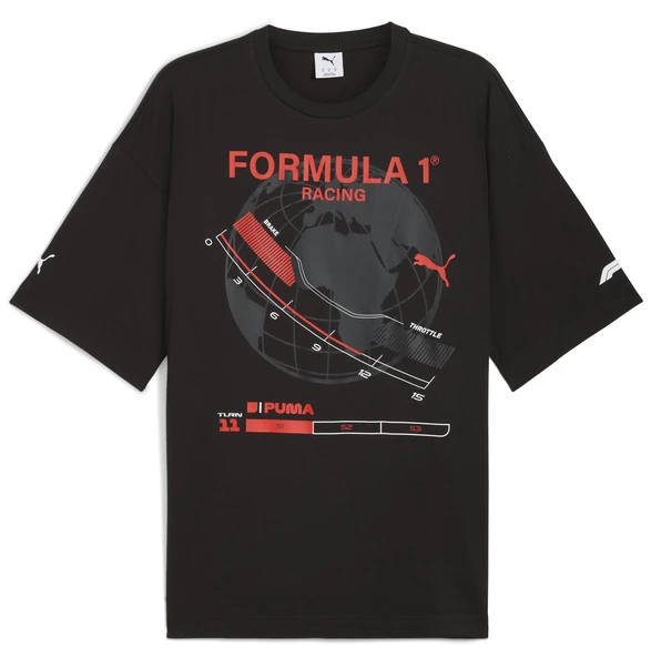 Puma 632655 F1 Graphic Tee - Relaxed Tişört Erkek T-Shirt ürün görseli 1