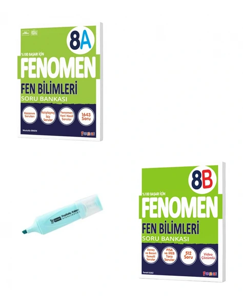LGS 8.Sınıf Fen Bilimleri A Ve Fen Bilimleri B Soru Bankası ürün görseli 1