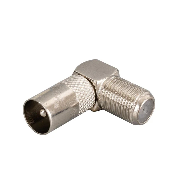 Powermaster PM-34398 F Konnektör Dişi - 60 Ohm Erkek L Tip Çevirici Jack ürün görseli 1