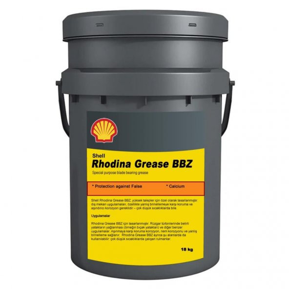 Shell Rhodina BBZ Gres 18 Kg Rüzgar Türbin Yatak Gres Yağı ürün görseli 1