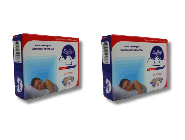 Sleep Right Extra Burun Bandı 10'lu 2 Adet ürün görseli 1