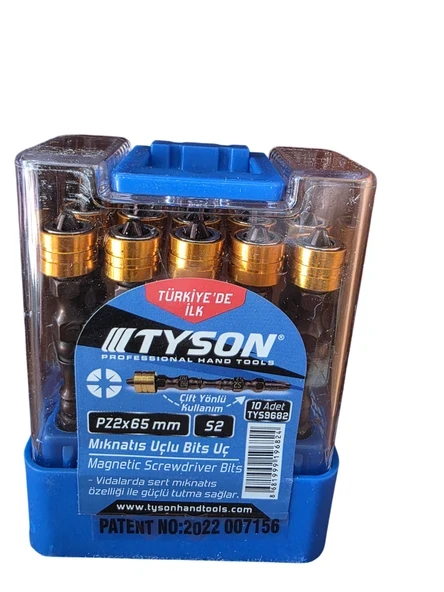 Tyson Bits Uç Pz 2x65 Mm Çift Yön 10 Adet - Resim 3