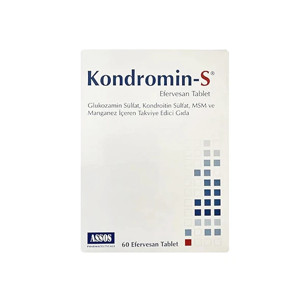 Assos Kondromin -S 60 Efervesan Tablet Takviye Edici Gıda ürün görseli 1