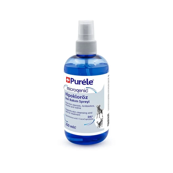 Purele Hipokloröz Kedi Ve Köpekler İçin Deri Bakım Sprey 250ml ürün görseli 1