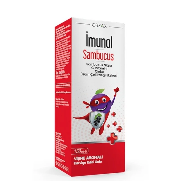 İmunol Sambucus Vişne Aromalı Takviye Edici Gıda 150 ml ürün görseli 1
