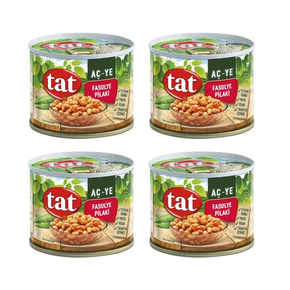 Tat Fasulye Pilaki 200 gr x 4 Adet ürün görseli 1