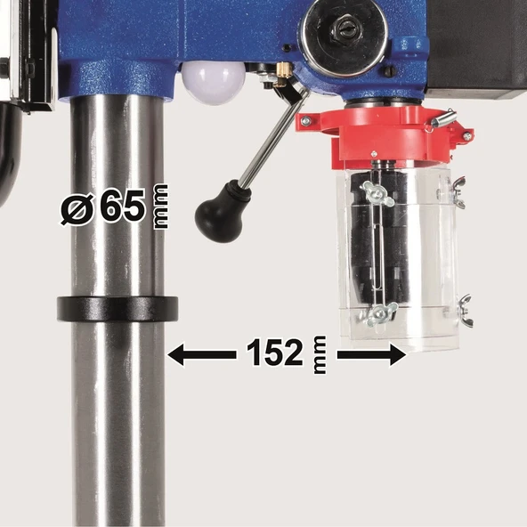 Scheppach DP18VARİO Dijital Sütunlu Matkap - Resim 2