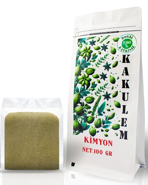 KAKULEM SERTİFİKALI Yerli Katkısız Öğütülmüş Toz Kimyon 100 GR ürün görseli 1