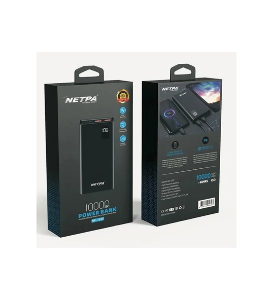 Premium Series 1000Mah 18w Hızlı şarj NP-102 Powerbank ürün görseli 1