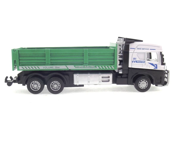 Die Cast Model Çek Bırak Hafriyat Kamyonu - Resim 3