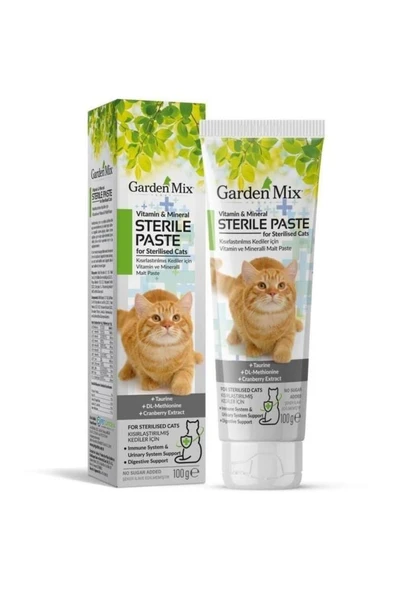 Garden Mix Kedi Steril Multivitamin Macun 100 Gram Skt: 01/2028 ürün görseli 1