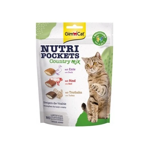 GimCat Nutripockets Kedi Ödülü Country Mix 150Gr ürün görseli 1