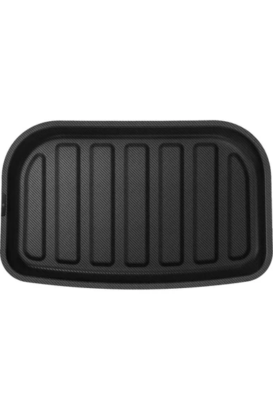Spigen Tesla Model Y (2024-2023) Rear Trunk Arka Bagaj Alt Gizli Bölme 3D Havuz Paspas Black TL00-Y Black ürün görseli 1