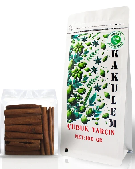 KAKULEM SERTİFİKALI Katkısız Kabuk Çubuk Tarçın 100 GR ürün görseli 1