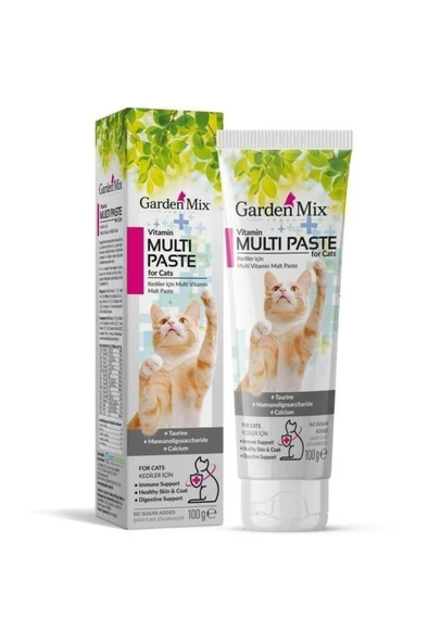 Garden Mix Kedi Multivitamin Macun 100 Gram Skt: 10/2027 ürün görseli 1