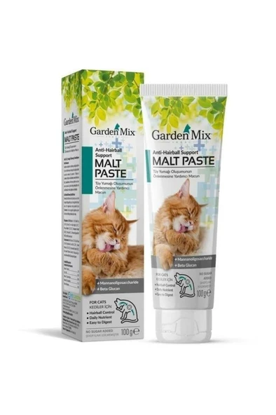 Garden Mix Anti Hairball Kedi Malt Macunu 100 Gram Skt: 01/2028 ürün görseli 1