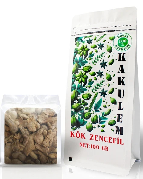 KAKUELM SERTİFİKALI Kök Zencefil 100 GR ürün görseli 1