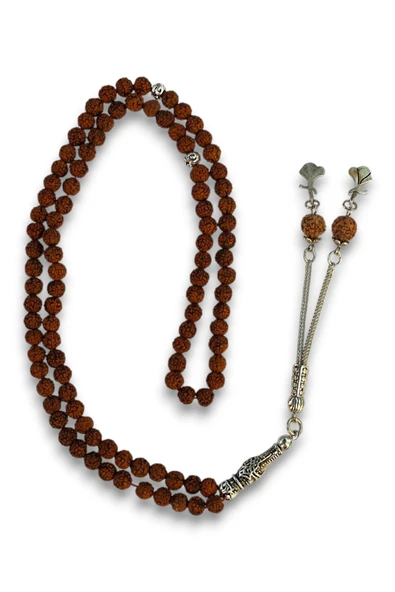 Rudrakşa Çekirdeği 99'lu Tesbih Rudraksha 458-4 ürün görseli 1