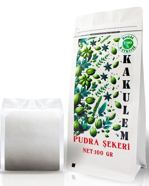KAKULEM SERTİFİKALI Pastalık Tatlılık Pudra Şekeri 100 GR ürün görseli 1
