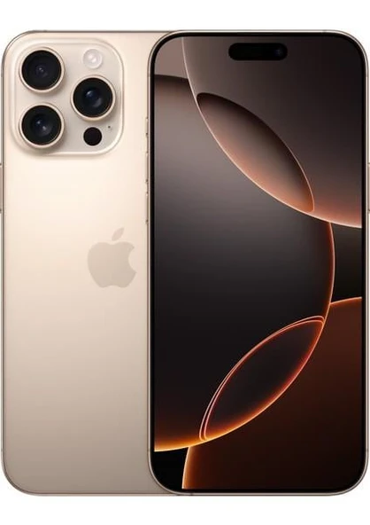 Apple iPhone 16 Pro Max 256 GB Çöl Titanyum Cep Telefonu (Apple TR Garantili) - Outlet ürün görseli 1